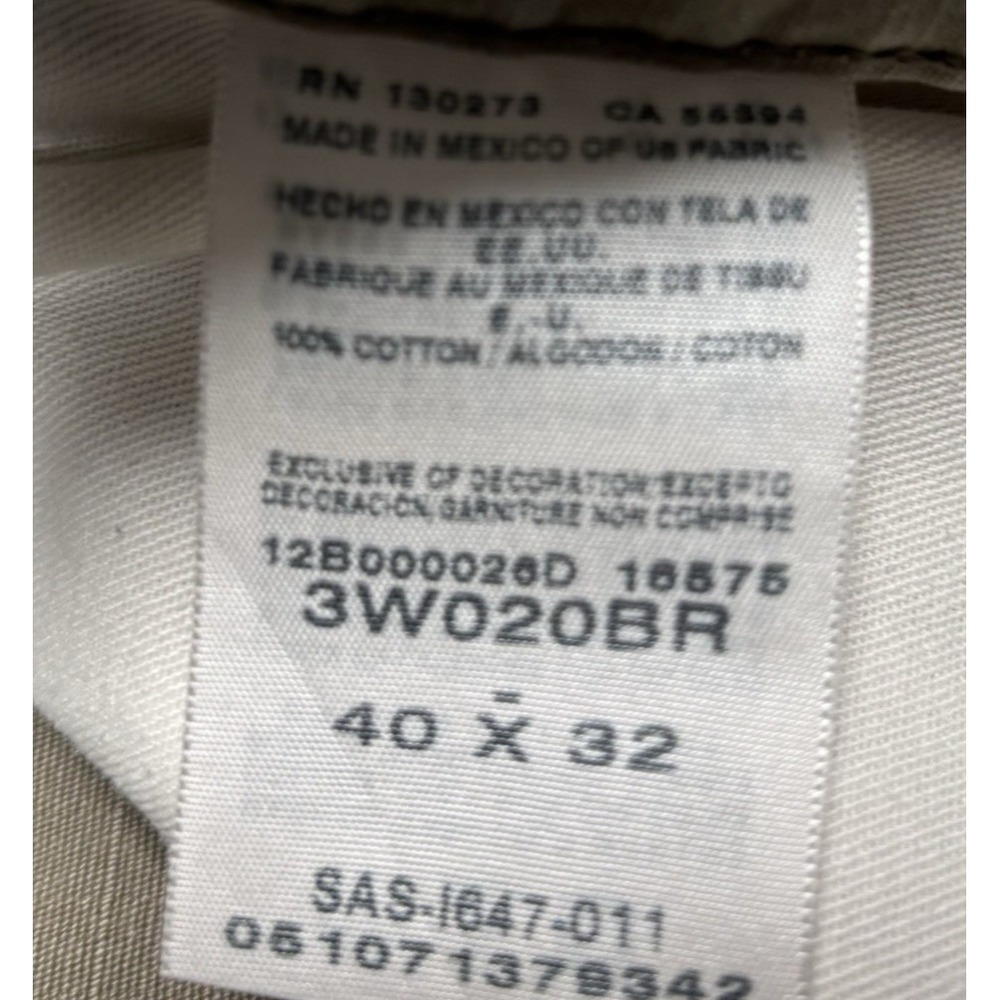 LOT OF 2 Wrangler RIGGS Workwear Ripstop Carpenter Pants Men 40x32 HeavyDuty Tan - Picture 14 of 16